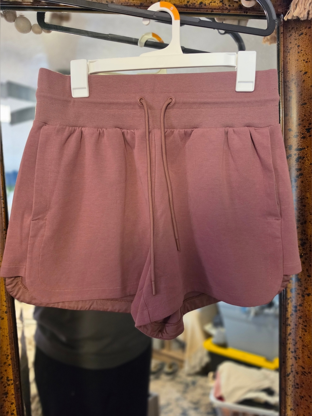 Old Navy Rose Mauve Athletic Drawstring Shorts